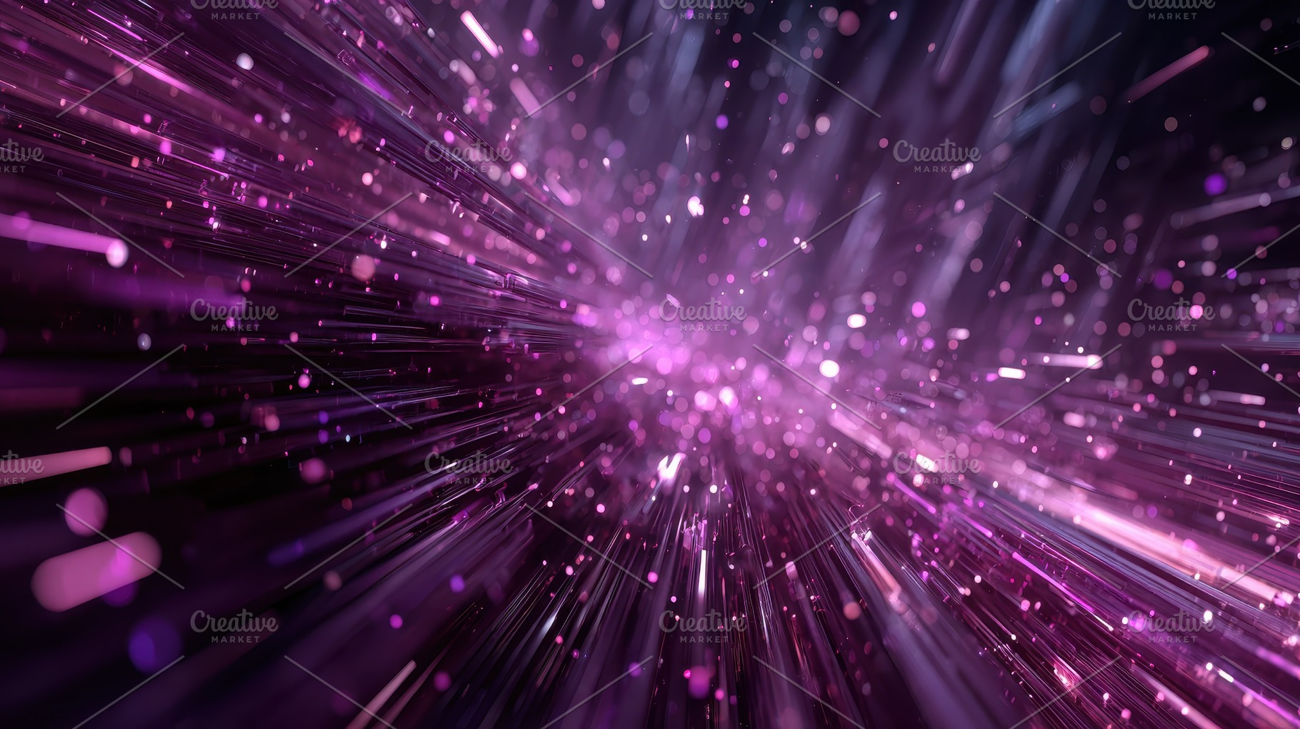 Purple light streaks bokeh abstract, a Photo by Pixeness Studio