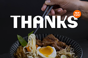 Meroon Foodies - Food Font, a Sans Serif Font by QR Design Studio (Thumbnail 9 of 9)