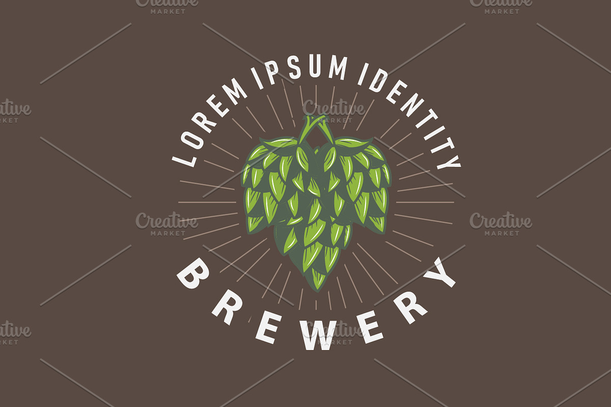 Vintage craft brewery logo design, a Branding & Logo Template by Maylianaw28
