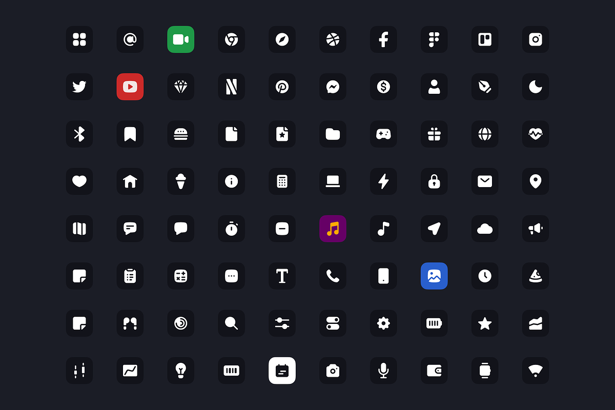 iOS 14 Universal Icons, a Solid Icon by 123done (Photo 7 of 8)