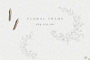 Floral wreath Wedding Flowers crest, an Illustration by Summer Nightingale Art (Thumbnail 6 of 7)