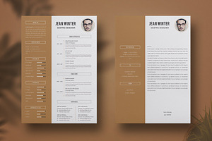 Jean Winter Resume Template