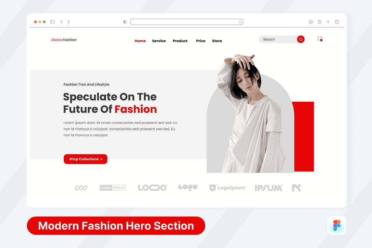 Abera - Fashion Hero Header, a Templates & Theme by SquidPixey (Photo 1 of 3)
