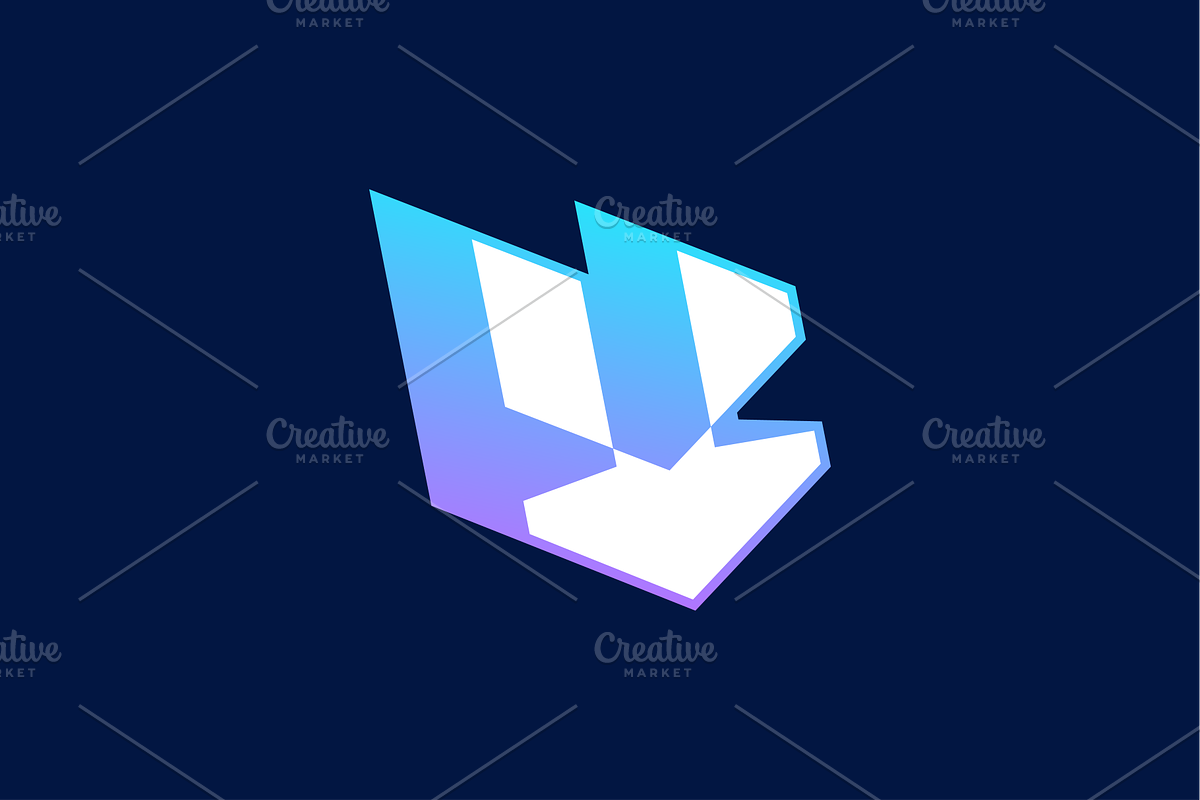 Modern U Logo, a Branding & Logo Template by Advateik ™ (Photo 1 of 4)