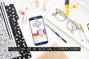 Fancy office flatlays & styled desk stock photo containing layered psd and psd, a Business Photo by OhTilly (Thumbnail 3 of 4)