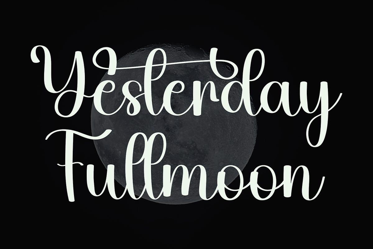 Yesterday, a Handwritten Font by InermediaSTUDIO (Photo 5 of 8)