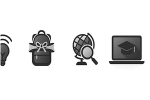 Diverse symbols representing, an Education Illustration by ZinetroN