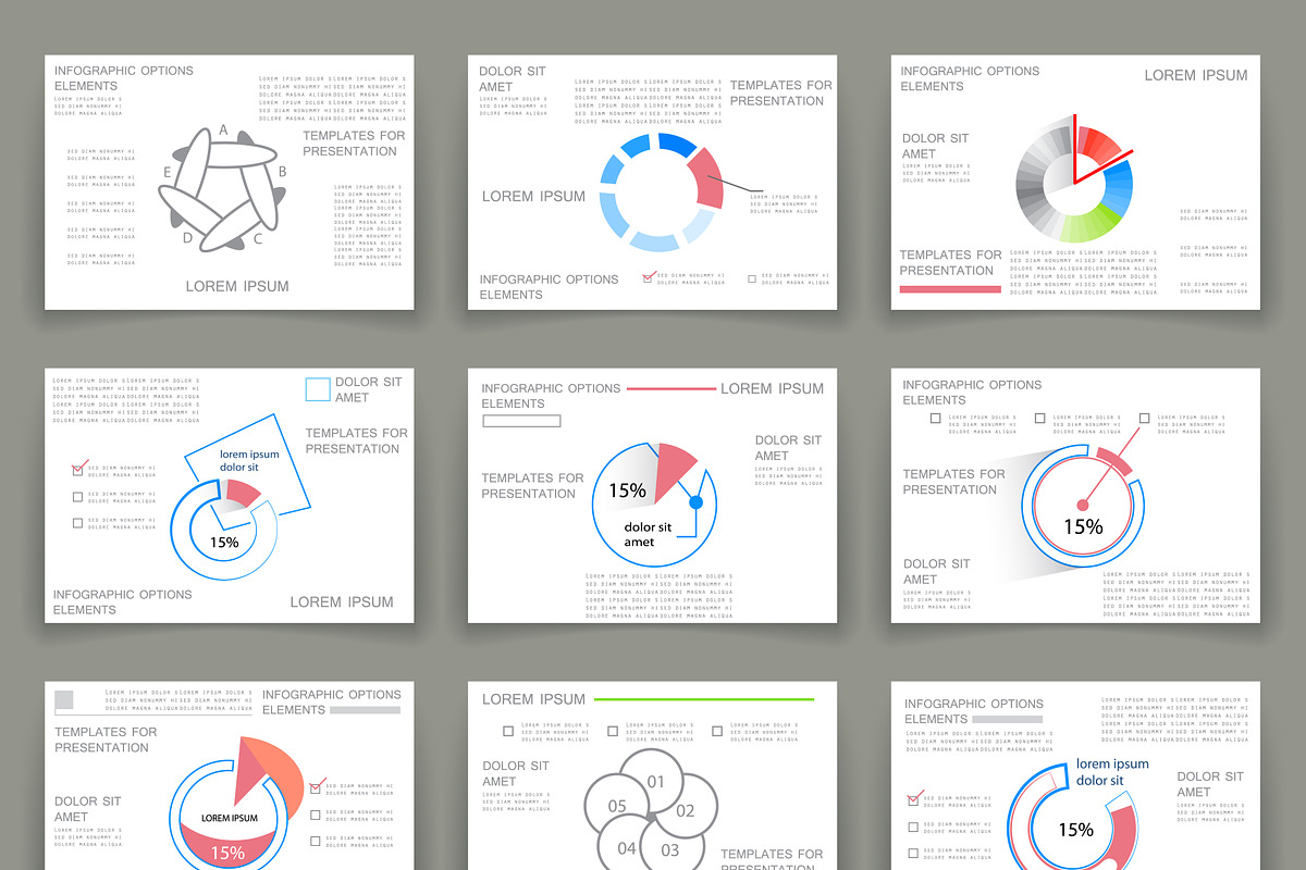 Infographic brochure elements, a Work Illustration by Mechik (Photo 8 of 10)