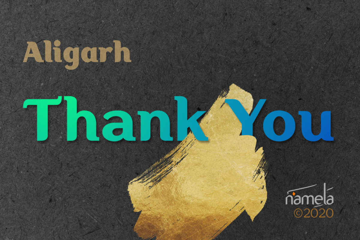 Aligarh - Stylish Slab Font Family, a Slab Serif Font by Namela Studio (Photo 7 of 7)