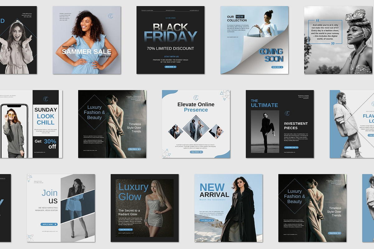 100 Animated Canva Instagram Pack, a Social Media Template by TheBrightGrap (Photo 12 of 21)