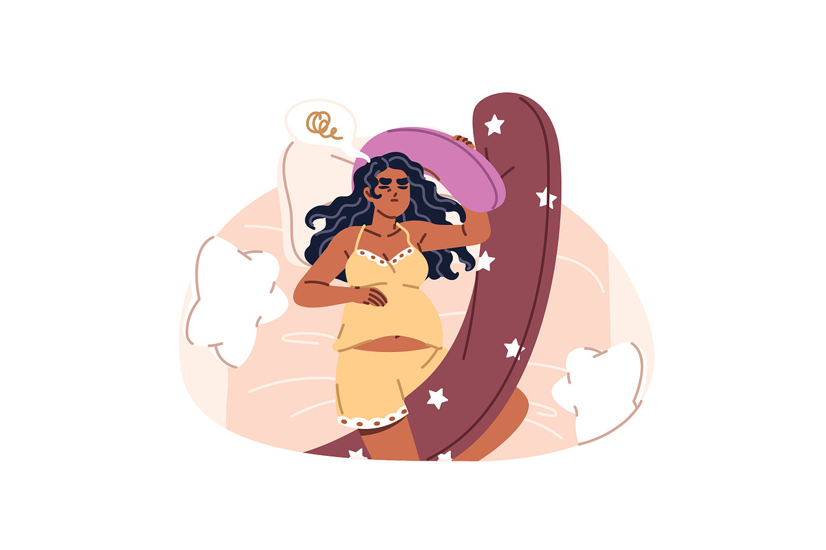 Pregnant women, motherhood set, a Person Illustration by PaperTrident (Photo 7 of 9)
