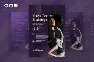 Yoga Poster, a Poster Template by Fannan Studio