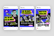 Music Festival Instagram Post, a Social Media Template by MMPixelCraft (Thumbnail 3 of 3)