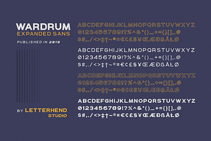 WARDRUM - Expanded Sans