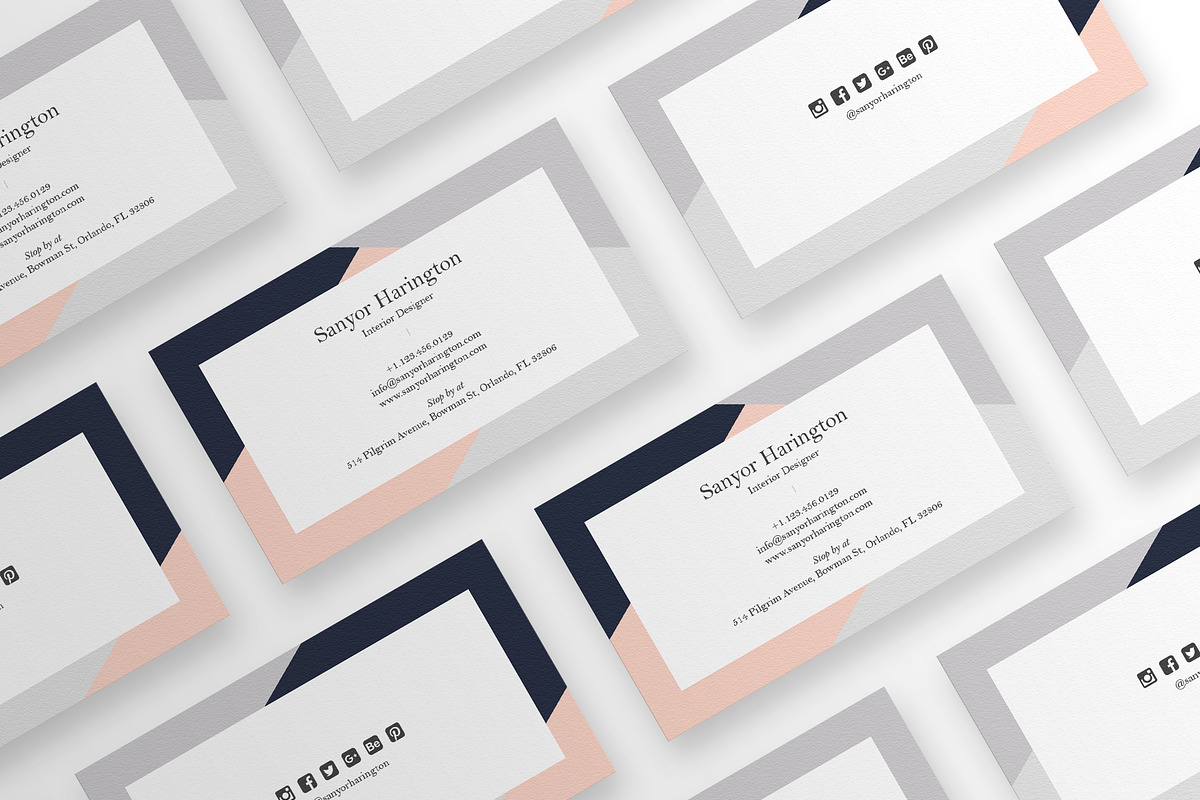 Modern Stylish Minimal Business card, a Business Card Template by GraphicsEgg (Photo 3 of 3)