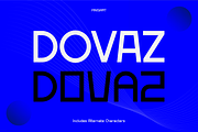 DOVAZ, a Sans Serif Font by Pinisi ART (Thumbnail 1 of 11)