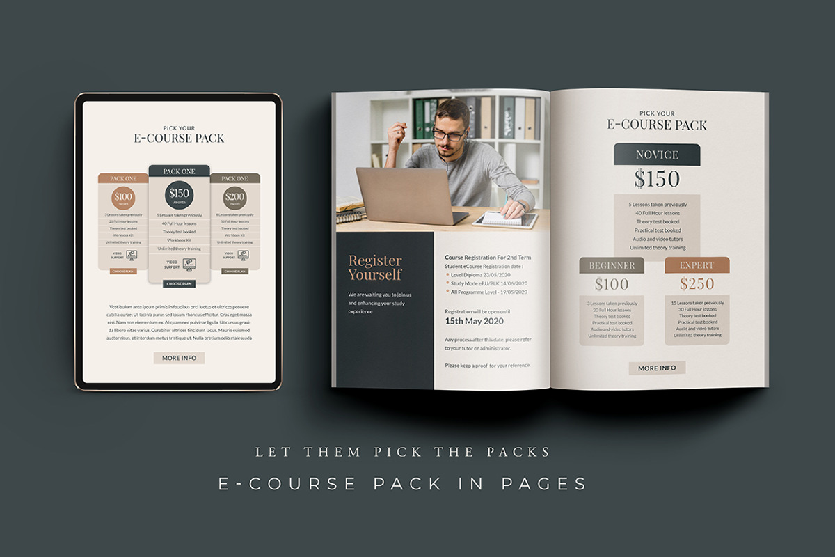 eBook for eCourse Tutor | CANVA PS, a Magazine Template by Eviory (Photo 19 of 24)