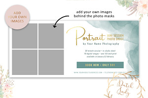 PSD Photo Session Card Template 30