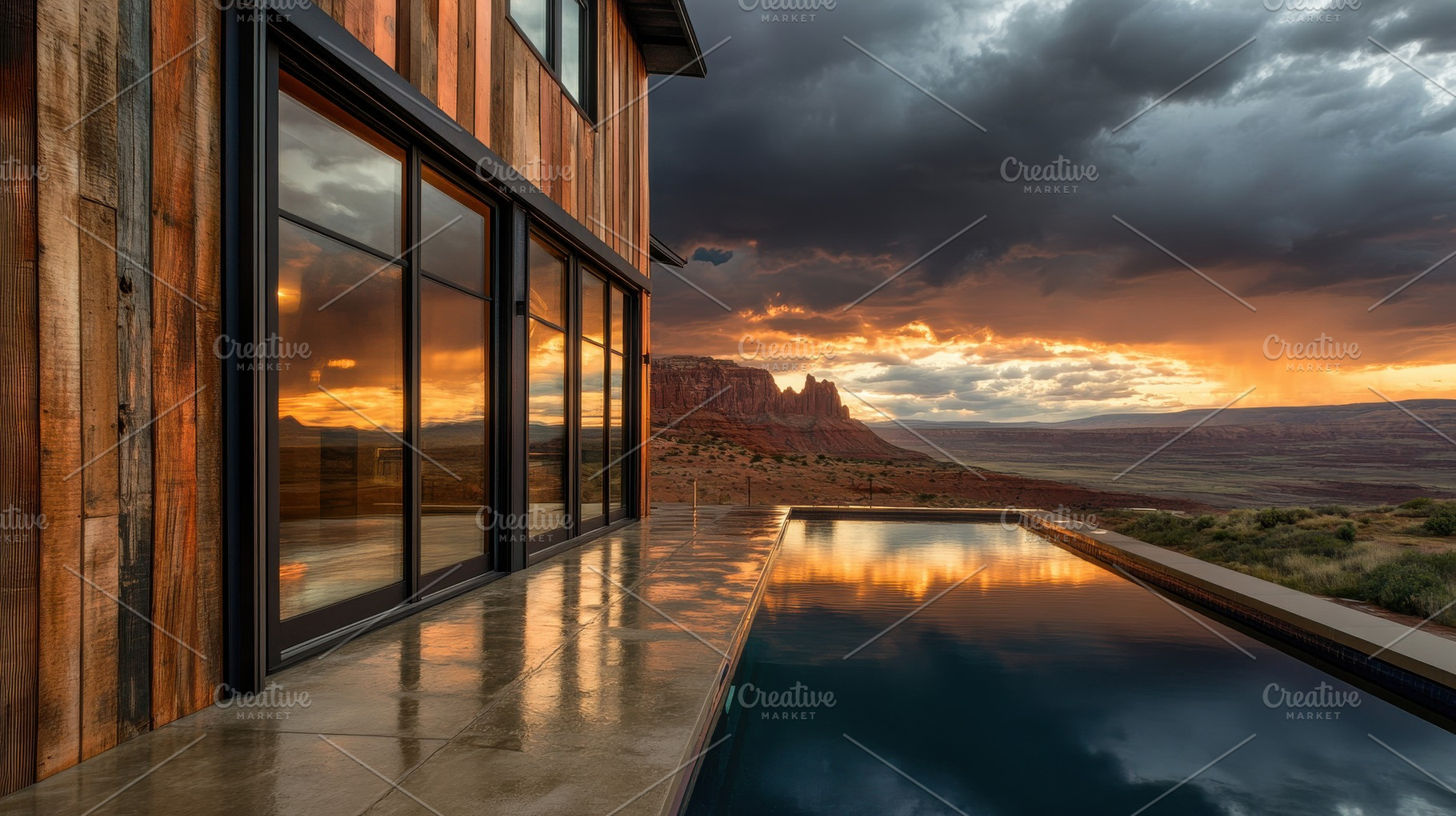 Contemporary Desert Cabin, an Architecture Photo by Virgo Studio
