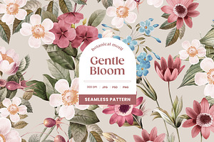 Gentle Bloom Vintage Pattern