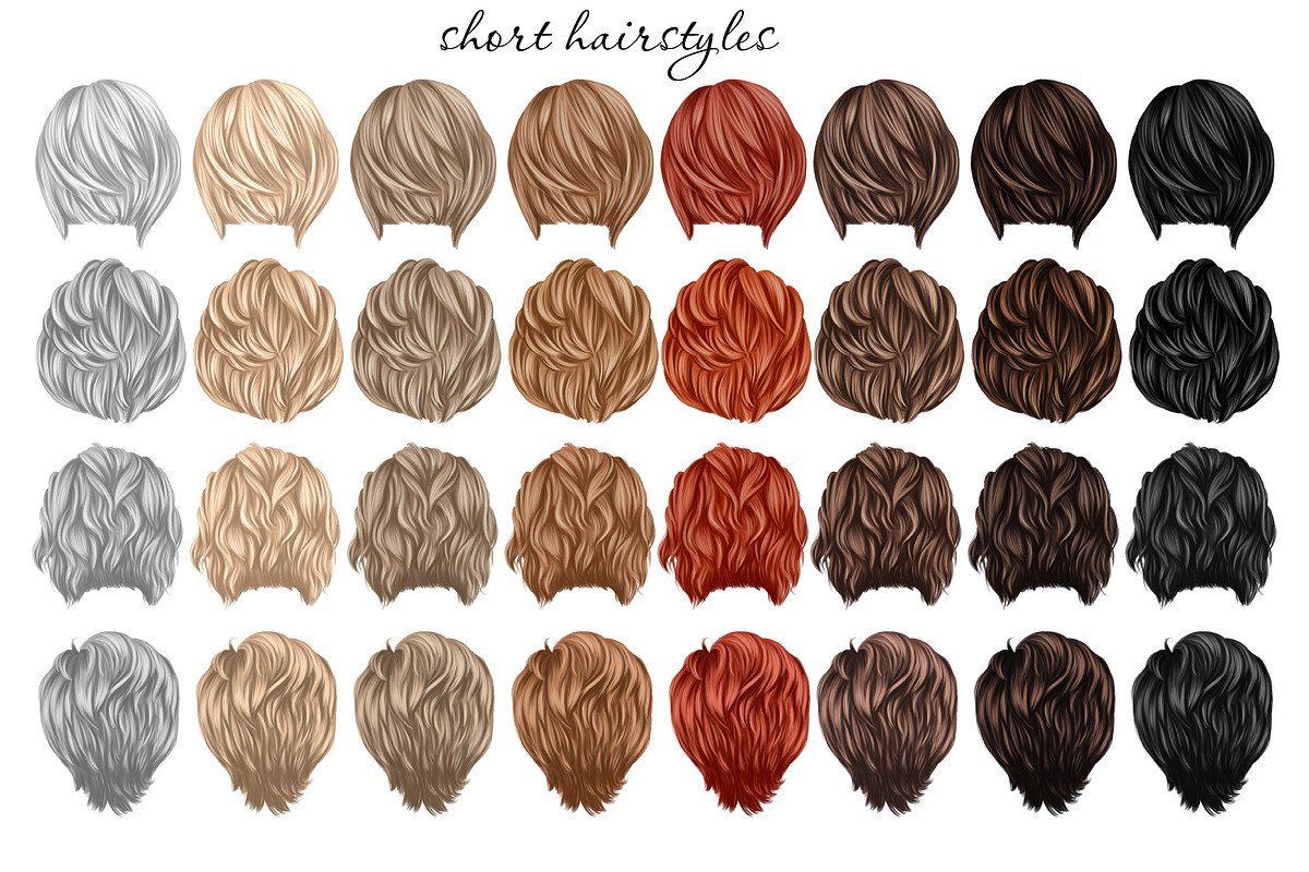 Natural hair clipart, an Illustration by Elenbushe (Photo 2 of 7)