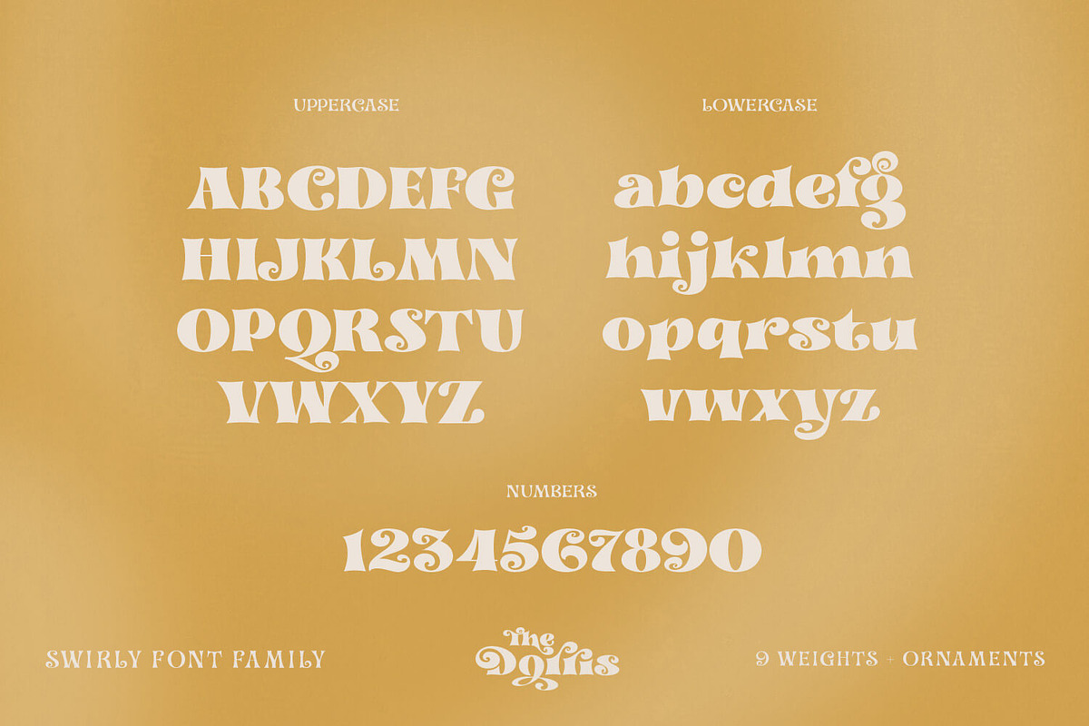 Dorris - Swirly Summer font family, a Slab Serif Font by creativemedialab (Photo 9 of 18)