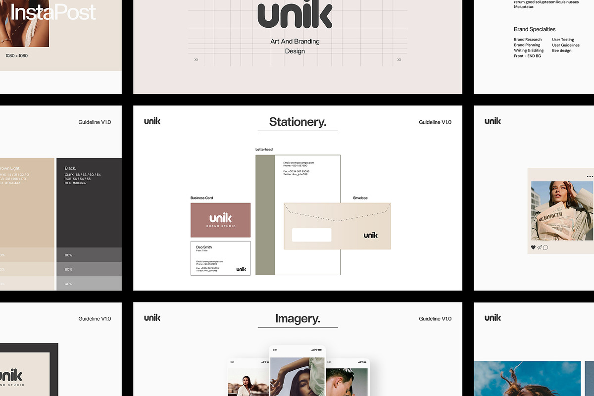 UNIK/Guideline Presentation Template, a Presentation Template by SlideStock (Photo 5 of 12)
