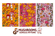 MUSHROOMS | graphics set, a Food Illustration by Nastya Tkachova (Thumbnail 7 of 10)