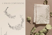 Floral Line Art & Botanical Clipart, an Illustration by January Bloom (Thumbnail 8 of 13)
