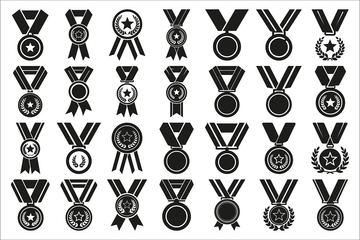 Modern medal icon vector logo design, an Illustration by Amazin_art (Photo 1 of 29)