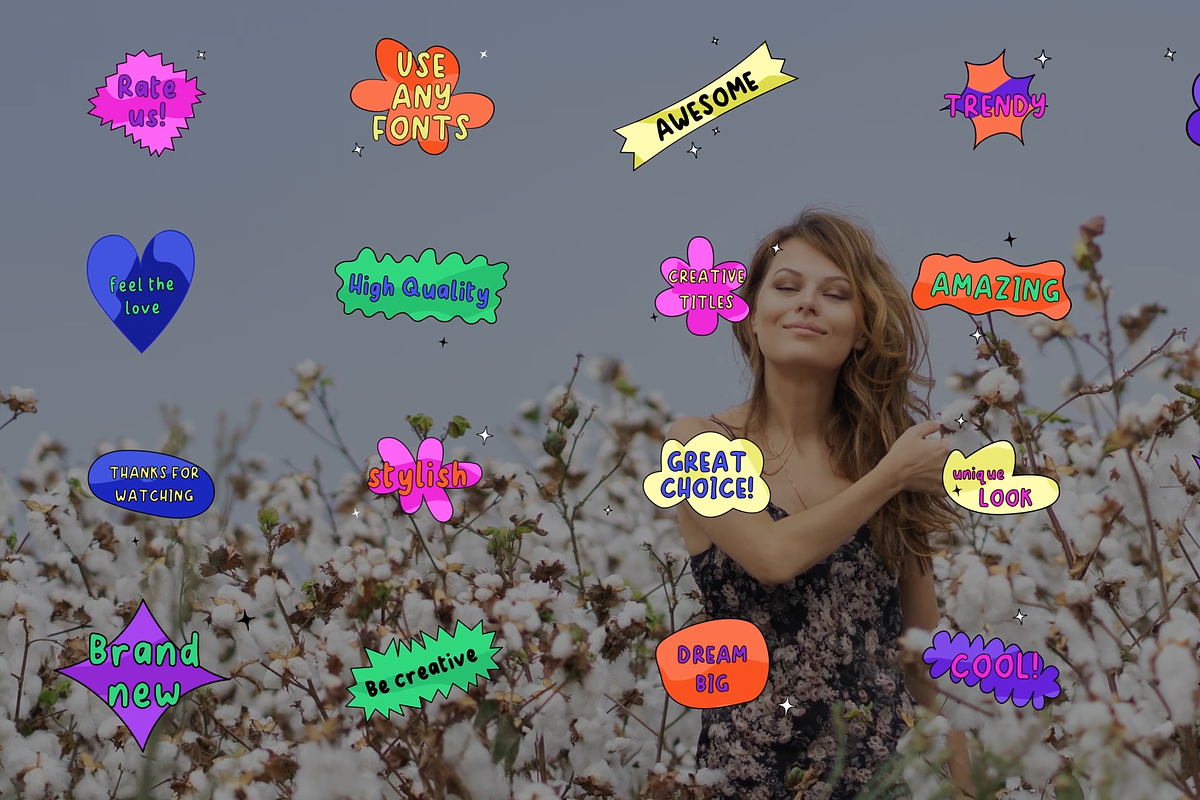 Creative Titles for DaVinci Resolve, a Templates & Theme by 2dfx (Photo 1 of 2)