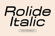 Rolide – Expanded Sans Serif, a Sans Serif Font by Craft Supply Co. (Thumbnail 3 of 8)