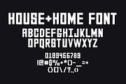 House & Home Font, a Sans Serif Font by nickqtx (Thumbnail 3 of 3)