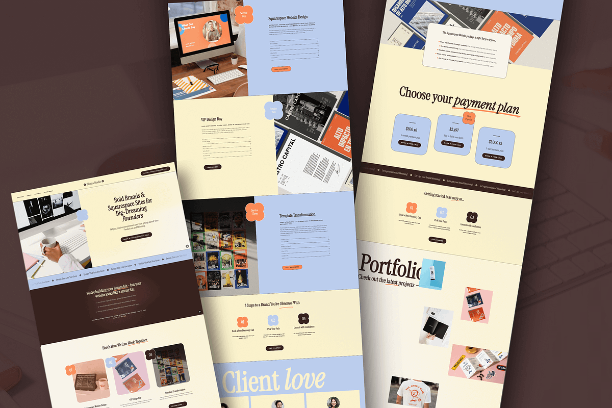 Squarespace Template for Designers, a Squarespace Template by Kurly Creative (Photo 11 of 11)