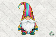 Christmas Gnome Glitter Brushstroke, an Illustration by Craft Nest (Thumbnail 1 of 6)
