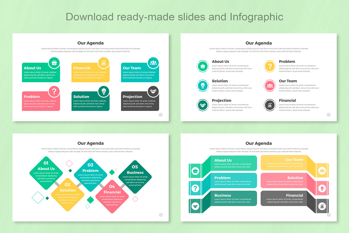 Agenda infographic Keynote, a Templates & Theme by Mighty-Slide (Photo 8 of 8)