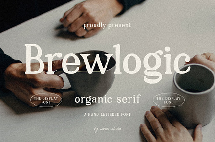 Brewlogic - Organic Display Font, a Serif Font by Invasi Studio