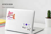 Laptop Backside Sticker Mockup, a Mac Mockup by Mock It Up (Thumbnail 2 of 7)