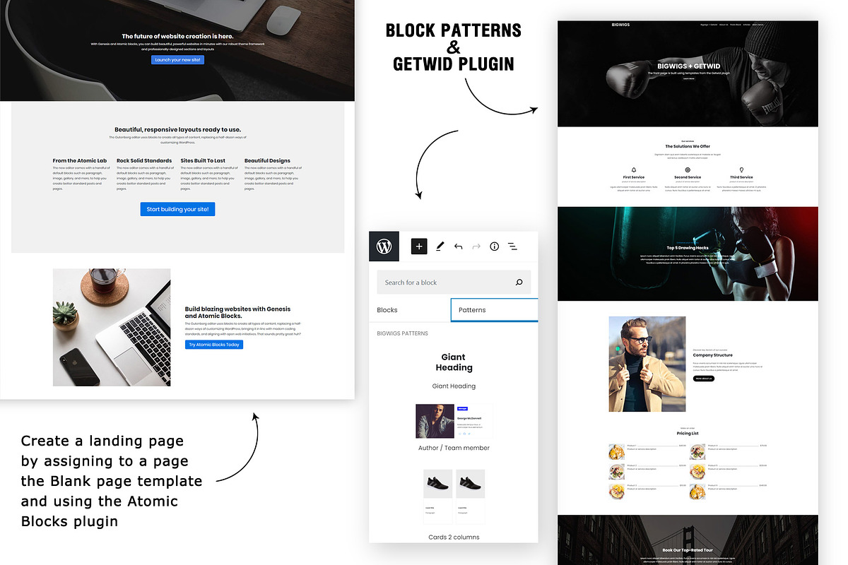 Bigwigs Pro is a versatile WP theme, a WordPress Template by DinevThemes (Photo 3 of 3)