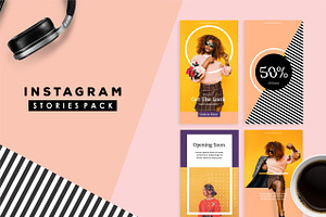 Cool Template Instagram Stories