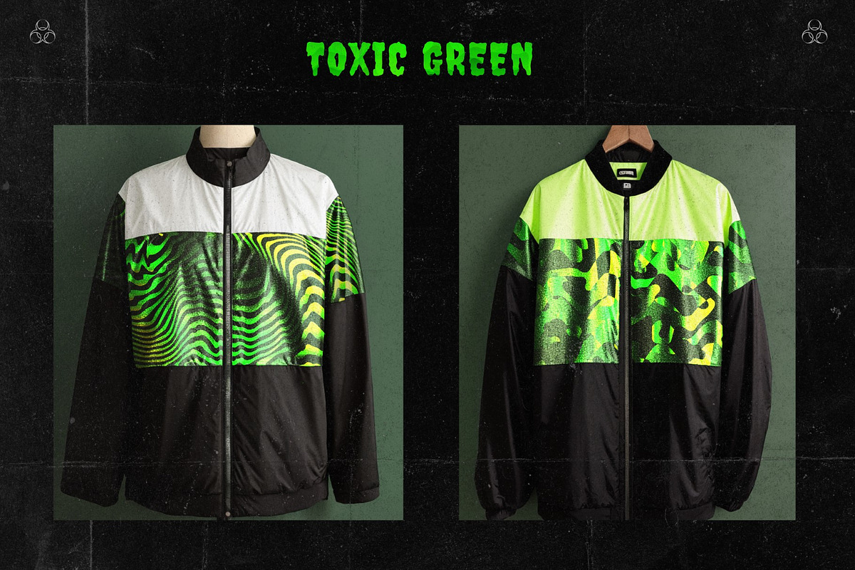 Toxic green seamless patterns pack, a Pattern Graphic by Gudiny (Photo 3 of 8)