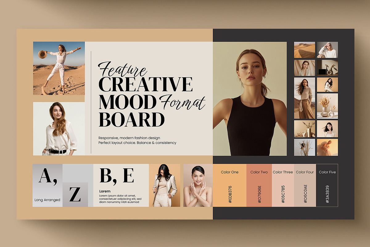 Creative Mood Board Layout, an UI Kit Template by ContestDesign (Photo 2 of 3)