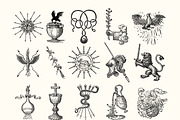 Vintage Occult Engravings Vector, an Object Illustration by DreamoraArt (Thumbnail 7 of 11)