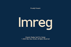Imreg - Display Serif