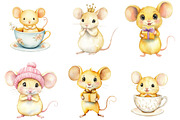 Cartoon Mouse Clipart PNG, an Illustration by SinaCreation (Thumbnail 4 of 5)