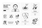 Biology Doodles Icons Set, an Outline Icon by Prosymbols (Thumbnail 4 of 6)