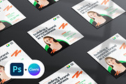 Seminar Digital Flyer | Canva & PSD, a Social Media Template by Vintage Impressions (Thumbnail 1 of 6)