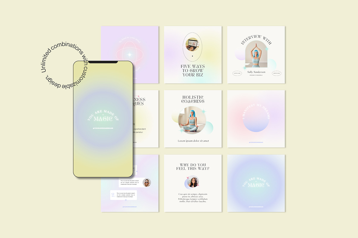 Holistic & modern Instagram Template, a Social Media Template by Cuoco (Photo 13 of 14)