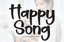 Happy Song | Script Font