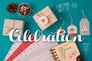 Christmas hand made celebration PACK, a Card Template by Cienpies Design (Thumbnail 1 of 8)
